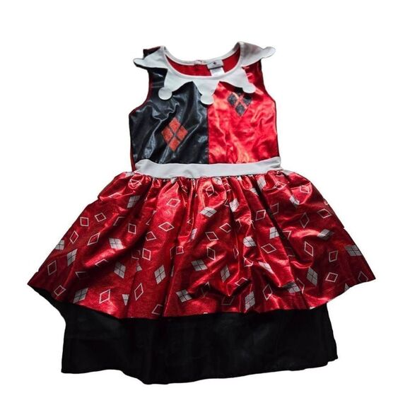 Harley Quinn costume dress L 10/12 - Picture 1 of 3